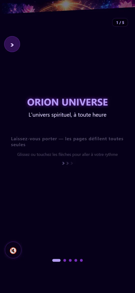 Orion Universe — accueil